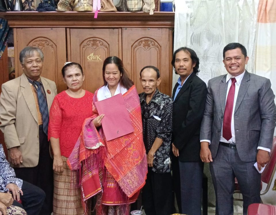Acara 3M Stella Septiani Amelia br Pasaribu dgn Ebenezer Simajuntak dan Pesta Adat tgl 23 Niv di Aula Cakung