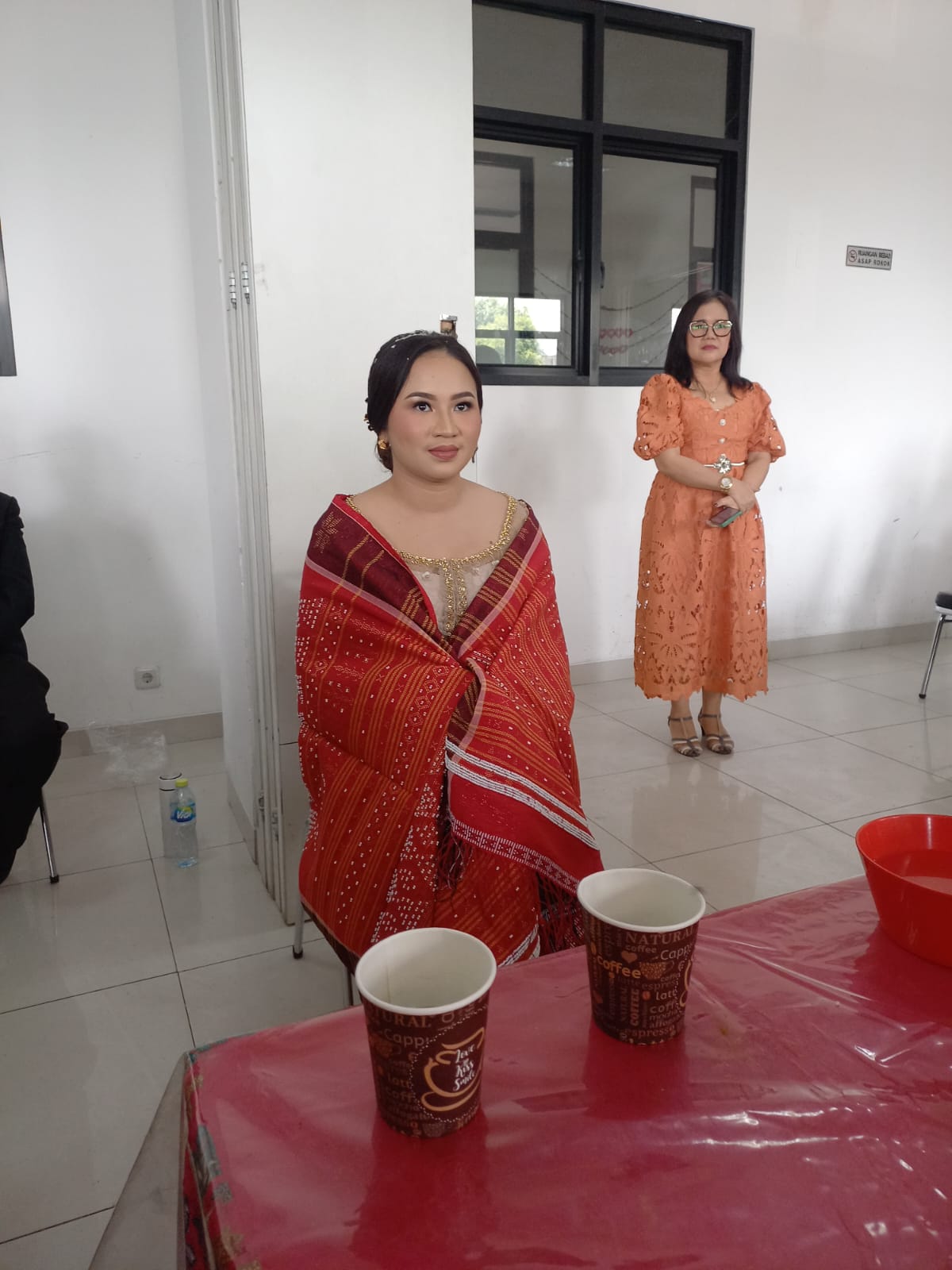 clarinta boru pasaribu di Aula HKBP jati asih bekasi